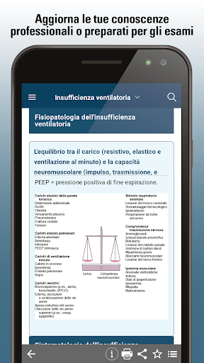 Screenshot of Manuale MSD Professionisti