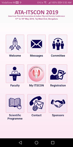 Android application ATA-ITSCON screenshort