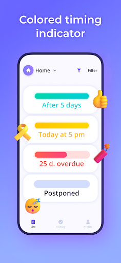 Housekeeping Сhores tracker Screen 2