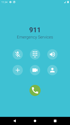 Android application Fake Police Call screenshort