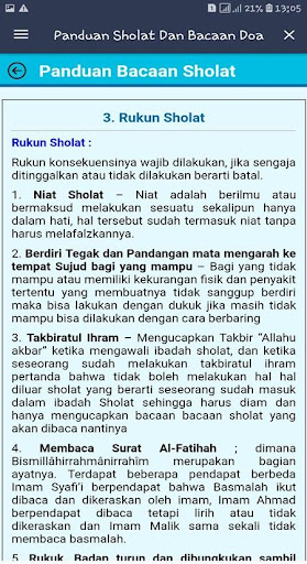 Panduan Sholat Dan Bacaan Doa