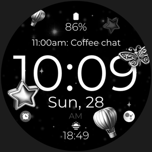 Get Digital Silver Watch Face for Android Aso Report
