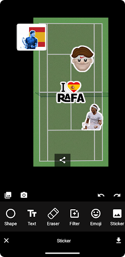 Stickers - Rafa Nadal icons Screen 2
