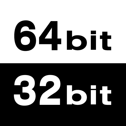 32bit or 64bit logo