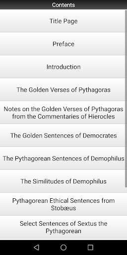 Golden Verses of Pythagoras Screen 2