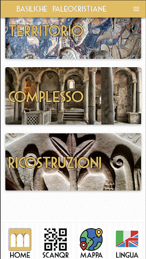 Android application Basiliche Paleocristiane Cimit screenshort