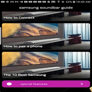 Samsung Soundbar Guide help