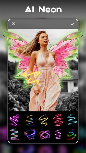Neon Photo Editor - Photo Effects, Collage Maker 1.216.49 APK + Mod (Unlimited money) untuk android