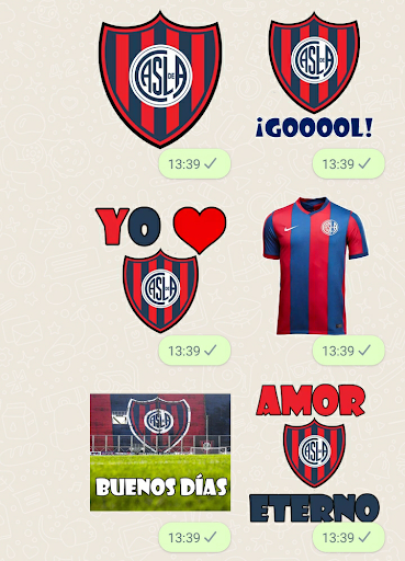 San Lorenzo Stickers Screen 3