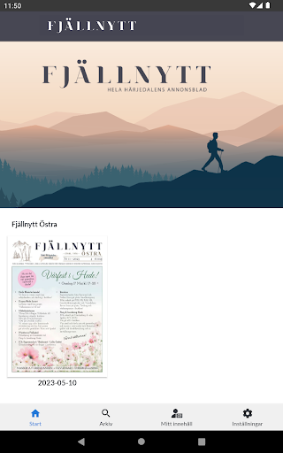 Fjällnytt Screen 3