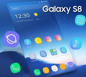 Theme for Samsung S8 For PC installation