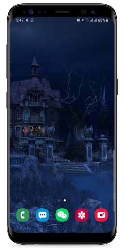 Android application Halloween haunted wallpapers screenshort