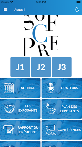 Android application SoFCPRE 2023 screenshort