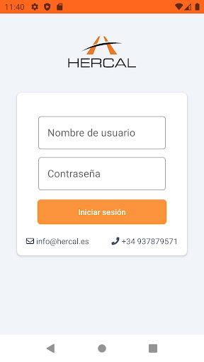 Android application Hercal Albaranes screenshort