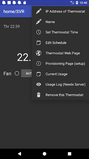 Wifi RadioThermostat Screen 2