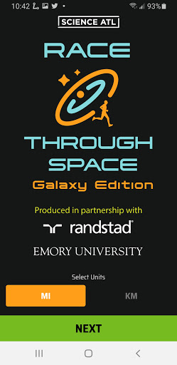 Android application Race Through Space: Galaxy Edi screenshort