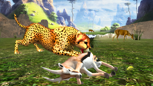 Wild Cheetah Attack Simulator