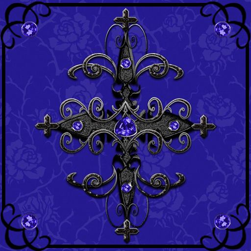 Blue Gothic Cross theme 1.1 Icon