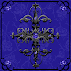 Blue Gothic Cross theme