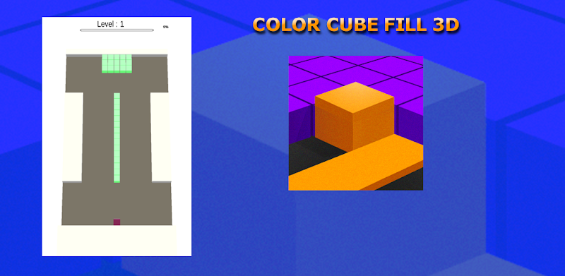 Color Cube fill 3d