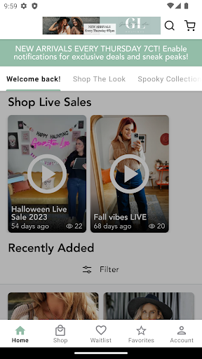 Android application Generation Lee Boutique screenshort