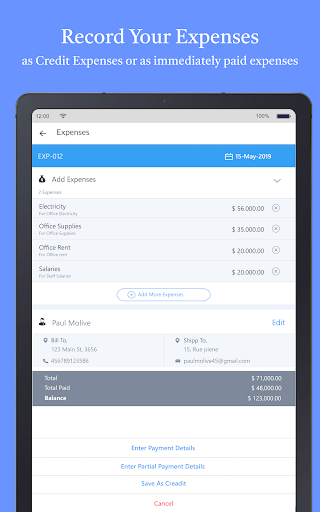 Screenshot of Accounting Bookkeeping