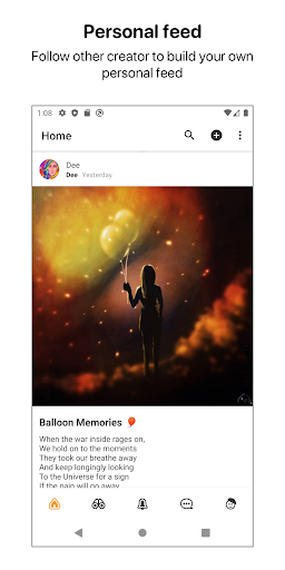 Android application Sketchers United screenshort