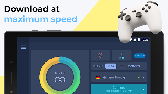 VPN Germany: unlimited VPN app Ekran görüntüsü