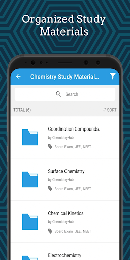 Android application Chemistry JD Sir screenshort