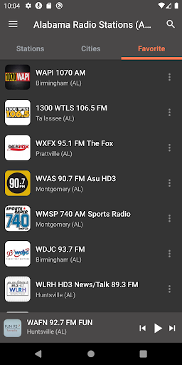 Alabama Radio Stations Screen 3