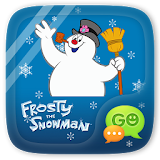 GO SMS PRO SNOWMAN STICKER icon