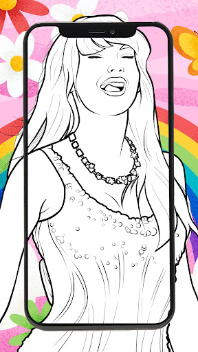 Drawing Coloring Taylor Swift 3