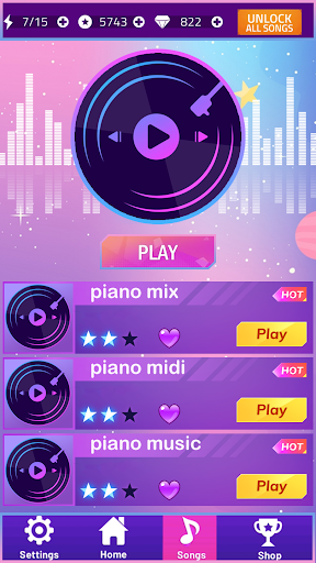 Wejdene Piano Tiles Game