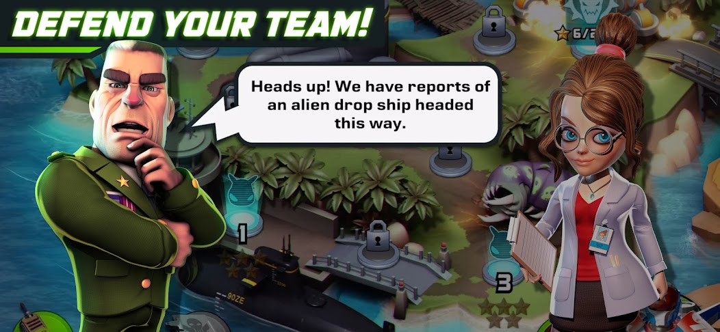 Alien Creeps - Tower Defense banner