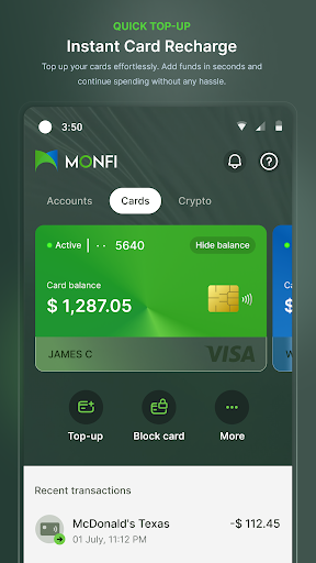 MONFI Digital Bank Ltd Screen 2