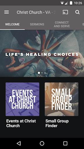 Android application Christ Church VA screenshort