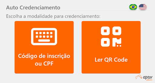 Android application EventWeb AutoCredenciamento screenshort