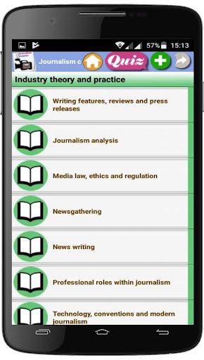 Journalism course Screen 3