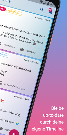 Klubraum - Group/Club App Screen 2