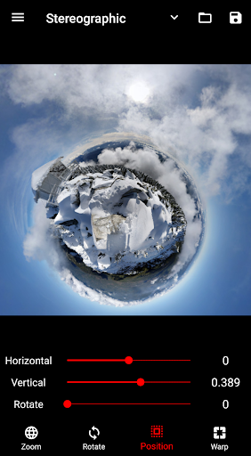 Android application Photosphere to Planets (Tiny P screenshort
