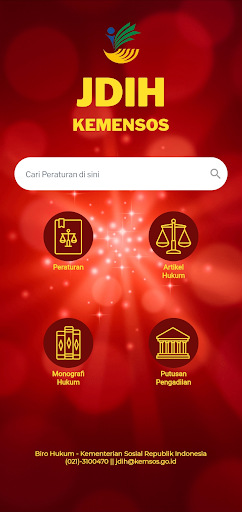 Android application JDIH Kemensos screenshort