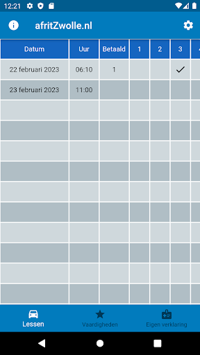 Android application afritZwolle.nl screenshort