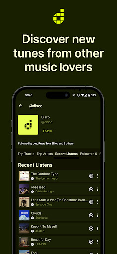 Android application Disco screenshort