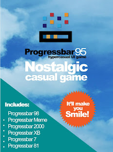 Progressbar95 - easy, nostalgic hyper-casual game 0.8220 Screenshots 12
