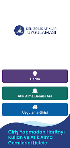 Denizcilik Atıkları Uygulaması Screen 2