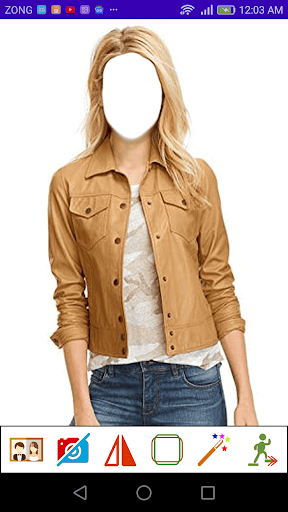 Android application Leather Jacket for Girls screenshort