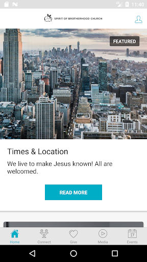 Android application Spirit of Brotherhood Church screenshort