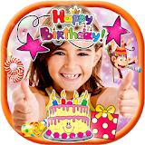 Birthday Stickers for Photos ? Sticker Pic Editor icon