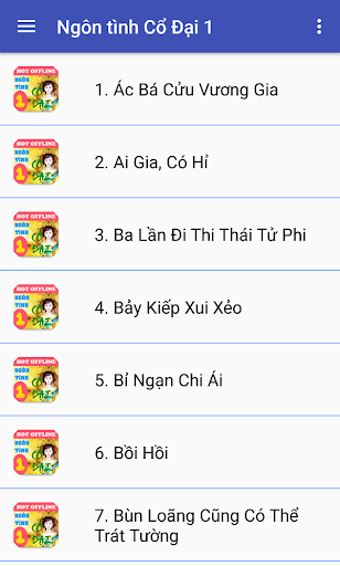 60 Ngon tinh co dai offline Screen 2