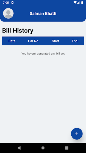 GLM Billing App Screen 2